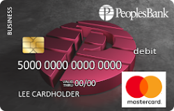 Peoples Bank Generic Business Debit Card
